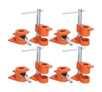 Annadue 4 Paire Ensemble de Serre-joints pour Collage de Bois | Fonte nodulaire, poignée ergonomique, serrage rapide, léger et portable, outils pour le travail du bois