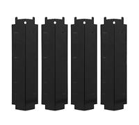 Annadue 4 Pièces Gril Chauffage Tentes Émail Fer Plaque de Remplacement | Répartition uniforme de la chaleur, protection de l\'huile du brûleur, installation flexible et facile, kit de réparation