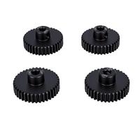 Annadue 4 Pièces Pignon RC 32DP 5mm | Engrenages en acier trempé, 35T 36T 37T 38T, voitures RC 1/10 1/8, usinés CNC, finition nitrure