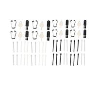 Annadue 4 Pièces Pointes de Rechange pour S22, Recharge de Stylet Ultra 5G Pointes de Stylet Tactile de Remplacement Pointes de Stylet.(Noir et Gris)