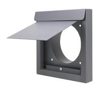 Annadue 4 Pouce Aimant Couvercle Évent Sécheuse, Profil Bas, Acier | Fermeture magnétique, ventilation murale extérieure, fonctionnement silencieux, acier embouti profondément, réduction des