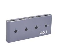 Annadue 4K 60Hz 2.0 KVM USB 2.0 KVM Hub USB .0 Commutateur avec Plug and Play CEC VRR ALLM pour PC de Jeu