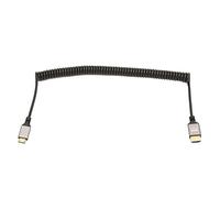 Annadue 4K Mini Spring Adapter Cable for Tablets (Spring Type(Maximum | Rallonge enroulée, extensible de 0,5 à 1,5 M, noyau en cuivre pur, connecteurs plaqués or, Plug And Play