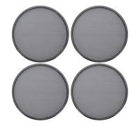 Annadue 4pcs Haut-Parleur Grill Couvre, 4.2in Diamètre Extérieur Laminé À Froid Maille De Protection Couverture avec Encastré Installation pour Voiture Home Cinéma