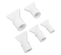 Annadue 5 Pièces Ensemble Buse Canard pour Aquarium (White) | Bec verseur en bec de canard, contrôle du débit en douceur, plastique renforcé, enrichissement en oxygène, installation