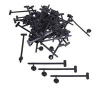 Annadue 50 Pack Attache Câble Universel Boucle | Fixation autobloquante, clip de montage, plastique robuste, large plage de température, utilisation polyvalente.