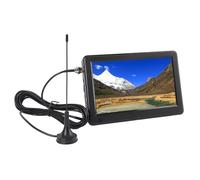 Annadue 6 TV Numérique Portable, Télévision Portable Alimentée par Batterie de 1500mAh avec Télécommande, Antenne, TV Stand pour des Activités de Plein Air, Voyages sur la Route