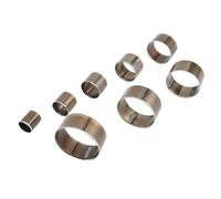 Annadue 8pcs Steel Leather Cutting Dies for DIY Crafts | Ensemble de couteaux ronds en acier, outil de bricolage, fonctionnement manuel du robinet, conception à bords convexes,