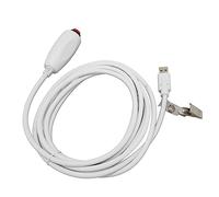 Annadue 9,8 Pi USB Câble de Bouton D'Appel Infirmier avec Clip pour | Remplacement universel, bouton poussoir d\'urgence rouge, clip de chevet, système d\'alerte pour soignant
