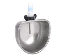 Annadue Abreuvoir en Acier Inoxydable, Accessoires d'alimentation pour Bol d'eau pour Renard Martre, Bouteille 'arrosage pour Petits Animaux, Bol de Cage de Ferme Durable (té Fendu)