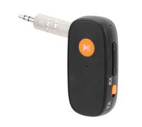 Annadue Adaptateur Audio Bluetooth 5.3, Récepteur et émetteur AUX sans Fil 2 en 1, Autonomie de 15 Heures, Suppression du Bruit CVC 8.0 pour Stéréo de Voiture, écouteurs