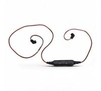 Annadue Adaptateur Bluetooth pour Casque, Câble 2 Broches de 0,78 Mm avec Microphone, BT 5.3 à Faible Latence, Lecture de 8 Heures, Compatible avec QDC TRN CCA et Plus D'IEM