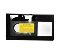 Annadue Adaptateur de Cassette VHS-C/VHS, Boîtier de Conversion Vidéo | SVHS, pour Vhs vers Vhsc, Non Compatible 8 Mm Mini Dv Hi8, Lecteur de Cassette Convertisseur de Cassette Vhs