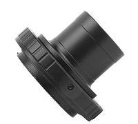 Annadue Adaptateur de Monture T de 1,25 Pouce pour Appareils Photo | Connecteur d\'interface de télescope, filetage M42x0,75, alliage d\'aluminium, anodisé noir, astrophotographie, coupleur de