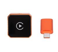 Annadue Adaptateur de Voiture sans Fil Bluetooth WiFi 2,4 G 5 G, clé USB C pour Voiture, Conversion Filaire en sans Fil, Reconnexion Automatique Rapide, Contrôle Stable, pour Android, (Motif Blanc)