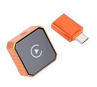 Annadue Adaptateur sans Fil, Plug and Play Bluetooth WiFi Double Bande pour iOS 10 11, avec Coque en Alliage D'aluminium pour Connexion sans Fil (Motif Blanc)