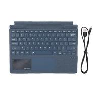 Annadue Ajustement du Clavier Bluetooth Portable pour Pro 8 9 10 11 X Tablettes 7, Claviers de Tablette avec 7 Backlits de Couleur, Clavier sans Fil avec pavé Tactile (Blue)