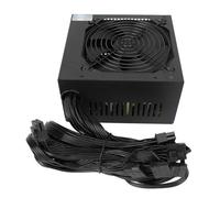 Annadue Alimentation ATX 500W, Circuit de Contrôle de Température Intelligent, Ajustez Automatiquement la Vitesse du Ventilateur, Un Seul Canal 12V