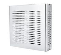 Annadue Aluminum HTPC Mini ITX Chassis for Desktop (USB2.0) | Coque compacte en aluminium, fonctionnement silencieux, support mural horizontal vertical, support double disque dur, PC
