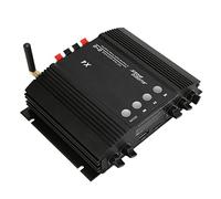 Annadue Amplificateur Bluetooth, Mini Ampli Stéréo Hi-FI LEPY X4 4 Canaux, Bluetooth 5.0/Entrée Coaxiale/Entrée Optique/Réglage des Basses élevées/Lecture de Carte USB/TF Etc. 100-240V(EU)