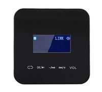 Annadue Amplificateur de Musique Mural doté de Bluetooth 5.0 et d'une Télécommande Infrarouge sans Fil Écran LCD de 1,7 Pouces Prend en Charge Les Formats MP3, WMA, WAV et Autres (Black)