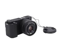 Annadue Appareil Photo Numérique 4K pour la Photographie, Appareil Photo sans Miroir 64 MP avec Zoom 20X avec écran Rabattable de 3 Pouces, Anti-secousse, Batterie 1600 MAh (Black)