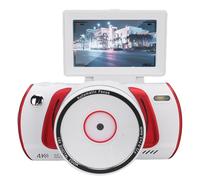 Annadue Appareil Photo Numérique 64MP 4K avec Zoom 18x, WiFi et écran Flip 3in, Anti-Shake, Appareil Photo Automatique Rétro pour Le Vlogging Selfie, Les Voyages, Les Vidéos à Domicile (White)