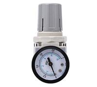 Annadue AR2000 Régulateur de Pression D'Air avec Manomètre | Soupape de réduction de pression pneumatique, système de compresseur d\'air, plage 0,05-0,85 MPa, atelier industriel, avec