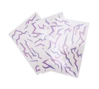 Annadue Autocollants de Cosplay Animés Violets Qui Brillent dans le Noir pour les Festivals de Musique de Danse, longueur : 3 Feuilles