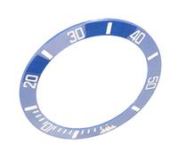 Annadue Bague de Lunette en Céramique 40mm pour Montre, Échelle Claire | Bague d\'insertion de lunette en céramique lumineuse, ajustement de pour montre de 40mm, remplacement résistant aux