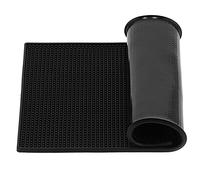 Annadue Bar Mat Non Glissant en Caoutchouc pour Plan de Travail de | Poignée antidérapante, caoutchouc épais, protecteur de comptoir, de barman, tapis polyvalent