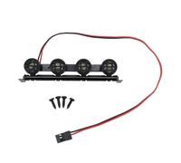 Annadue Barre Lumineuse de Toit de Voiture RC, Projecteur Prêt à l'emploi pré-câblé pour Véhicules Tout-terrain à Chenilles RC 1/12 1/14 /16/18