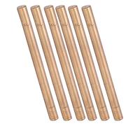 Annadue Bâton de Cire à Cacheter, Bâtons de Scellage à Chaud Flexibles sans Fumée pour Enveloppes Cartes Manuscrits, Bâton de Pistolet à Colle 10 Pièces Autocollants de Sceau de Cire (bronze doré)