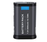 Annadue Batterie D'appareil Photo Batterie Rechargeable de Remplacement 2600 MAh Lithium-ION Adaptée pour BP SCL6 avec Un Design Compact et Léger pour Q2 Q3 Q3 43 SL2 SL2 S SL3
