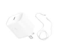 Annadue Bloc de Chargeur USB C 30 W, Chargeur Mural Rapide GaN avec Câble de Type C, Tension Universelle pour Téléphone, Tablette, Ordinateur Portable, Design Compact Ignifuge pour la