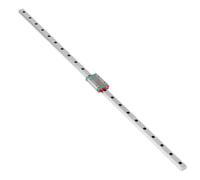 Annadue Bloc de Guidage de Rail Coulissant Linéaire Miniature de 500 Mm, Glissière de Rail Linéaire de Haute Précision, Bloc Coulissant d'équipement d'automatisation Professionnel (550mm)