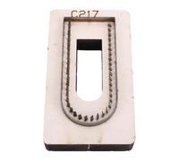 Annadue Bois Acier Cuir Briquet Étui Découpe Matrice | Coupeur de précision, modèle de manchon plus léger, presse manuelle, multi-matériaux, outil de bricolage