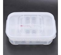 Annadue Boîte de Reproduction pour Reptiles avec Plateau Transparent en | Boîte d\'incubation de reptiles pour œufs de Gecko, récipient d\'incubation d\'œufs de serpent, couvercle ventilé, taille