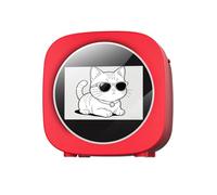 Annadue Boîte D'Imprimante Intelligente de Dessin Vocal AI, Mini Imprimante Thermique, Fabricant D'autocollants Portable sans Encre, 6 Styles, AI Doodle, pour la Maison, Le Bureau