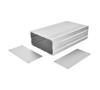 Annadue Boîtier de Projet en Alliage D'aluminium, Coffret anodisé argenté