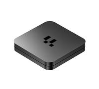 Annadue Boîtier TV 4K 2 Go 16 Go pour Android, Lecteur Multimédia de Streaming Intelligent S905 Quad Core H.265, Double WiFi 2,4 G/5 G BT, Télécommande Vocale, 4 K 30 Hz UHD pour (Prise UE)