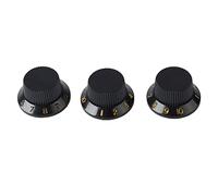 Annadue Boutons de Guitare électrique Basse, 3 Pièces de Contrôle du | Commandes de tonalité de guitare, remplacement des boutons de volume, pièces de basse électrique, commutateur rotatif