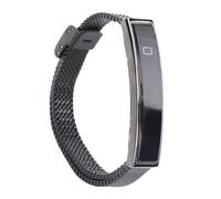 Annadue Bracelet Intelligent pour Hommes et Femmes, élégant, Résistant à l'eau, Tracker d'activité Physique, Bracelet Intelligent Polyvalent pour Le Fitness, Prend en Charge Le Compteur (Black)