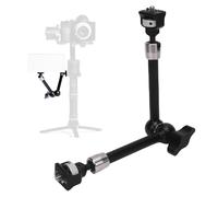 Annadue Bras articulé de 11" avec Vis de 1/4" et Broches de Positionnement pour, Support de Moniteur de Caméra pour Moniteur de Caméra d'action DSLR, Lumières LED et Téléphones