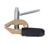 Annadue Bride de Soudure en Laiton 800A, Ouverture 32mm, pour Soudage | Pince de terre de mise à la terre avec manchon en caoutchouc pour le soudage à l\'arc, alliage de cuivre Durable, robuste