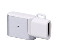 Annadue Brosse à Dents électrique Adaptateur de Charge Type C vers Aimant | Adsorption magnétique, portable compact, coque en aluminium, indicateur LED bleu glacier, protection contre les surcharges.