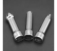 Annadue Buse à Crème en Acier Inoxydable, Outil de Cuisson de Décoration de Gâteau 3 Pièces, Pointes de Tuyauterie de Glaçage Durables pour Pâtisserie et Dessert