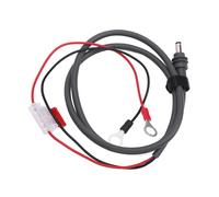 Annadue Câble de Charge CC à Joint Torique, Câble d'alimentation CC Parallèle Rouge Noir 18 AWG avec Fusible pour Remorque de Bateau RV Hors Réseau (#2)