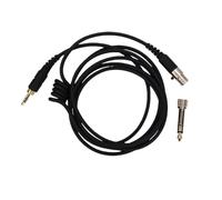 Annadue Câble de Remplacement pour Sennheiser HD 490 PRO Plus, 6,56 Pieds | Prise Verrouillable de 3,5 Mm, Adaptateur 6,35 Mm Inclus, Noyaux de Fil OFC, Câble à Ressort Anti-enroulement, Longueur de