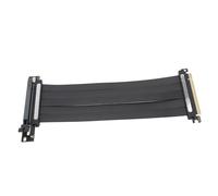 Annadue Câble D'extension PCIE4.0 X16, Câble élévateur de Blindage EMI Haute Vitesse pour RTX3090ti RTX3090 RTX3070ti, Angle Droit Flexible avec GPU et Cartes Mères Compatibles (300